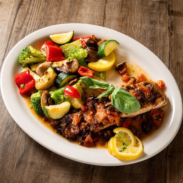 Salmon Italian-Style.
