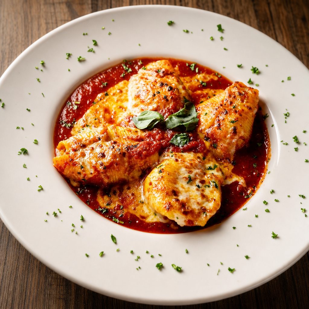 Homemade Stuffed Shells.