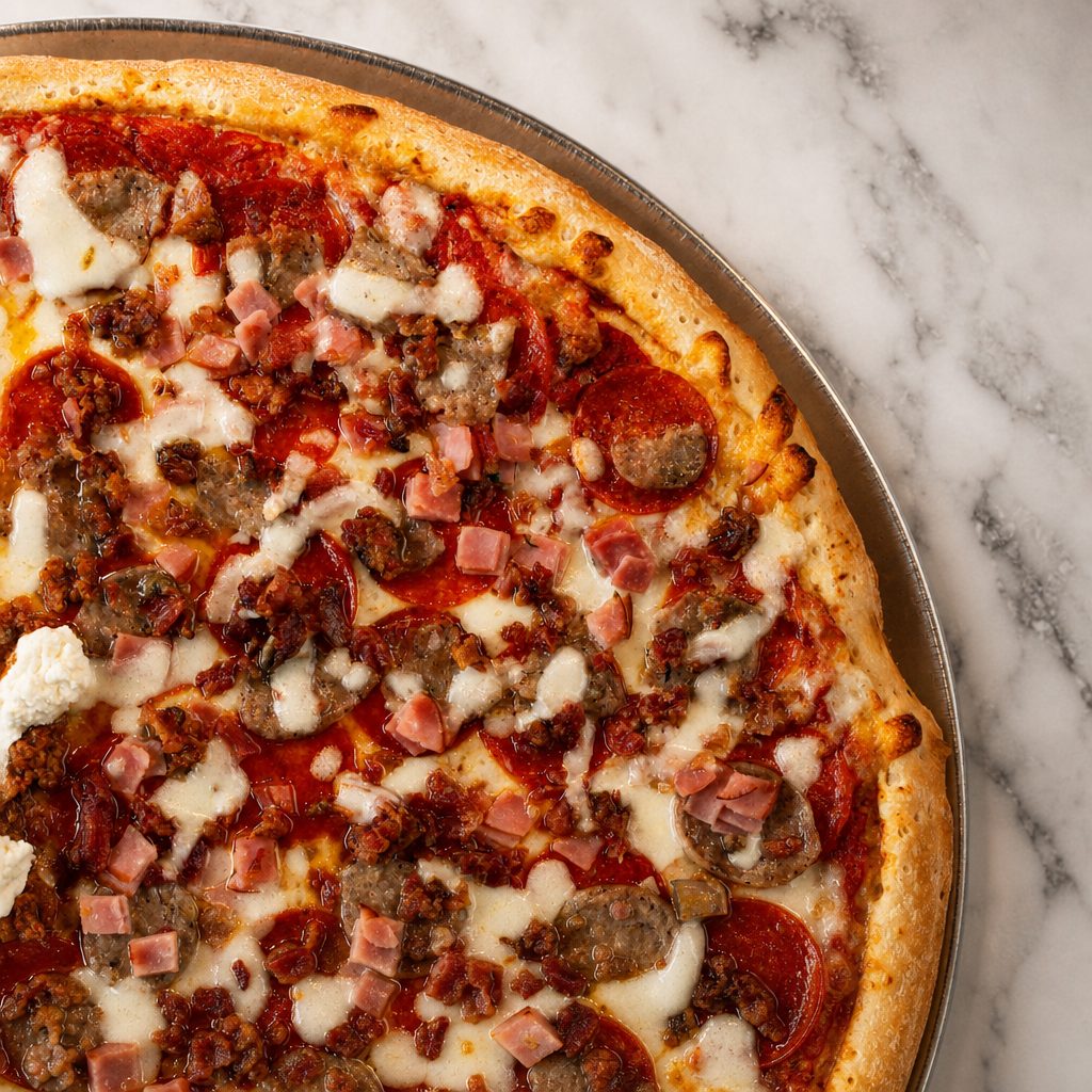 Meat Lovers Slice.