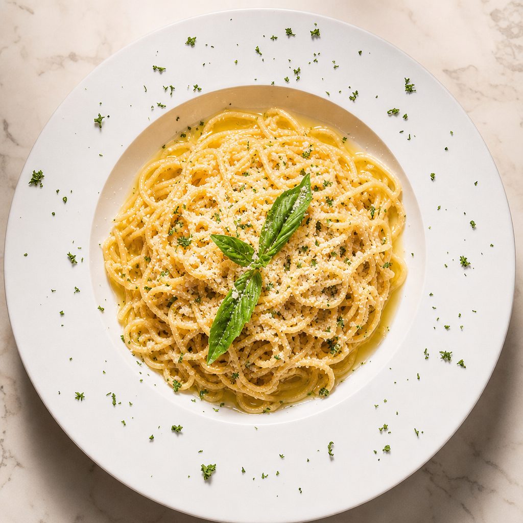 Pasta W/ Garlic and Oil.