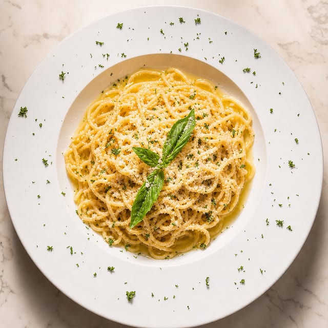 Pasta W/ Garlic and Oil.