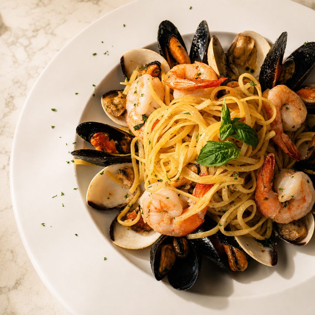 Linguine Pescatora.