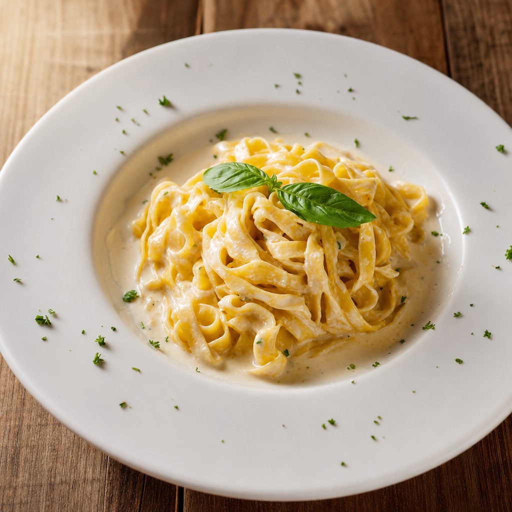 Fettuccine Alfredo.
