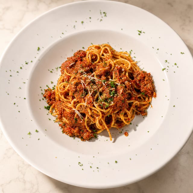 Spaghetti Bolognese.