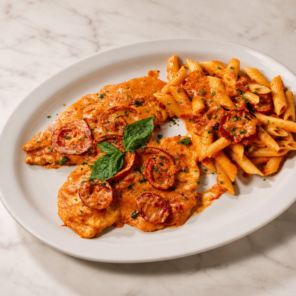 Chicken Arrabbiata.
