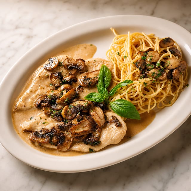 Chicken Marsala.