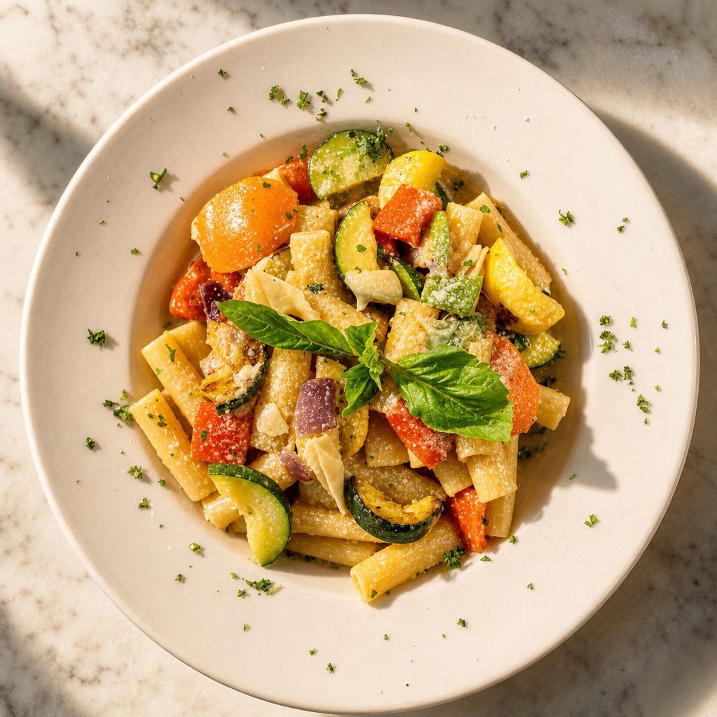 Rigatoni Primavera.